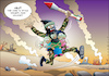 Cartoon: Gaza (small) by Carayboo tagged israel,palestine,qatar,iran,hamas,lebanon,hezbollah,tsahal,judee,war,lengele