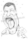Cartoon: Jimmy Barnes (small) by kullatoons tagged barnsie,jimmy,barnes