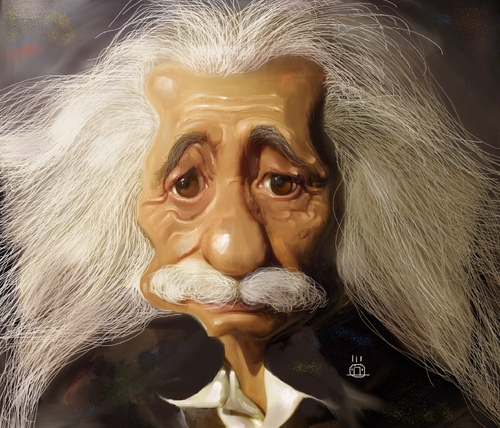 Cartoon: Einstein (medium) by drljevicdarko tagged albert,einstein