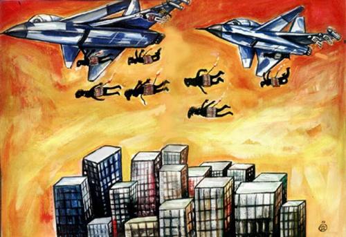 Cartoon: live bombs (medium) by drljevicdarko tagged live,bombs