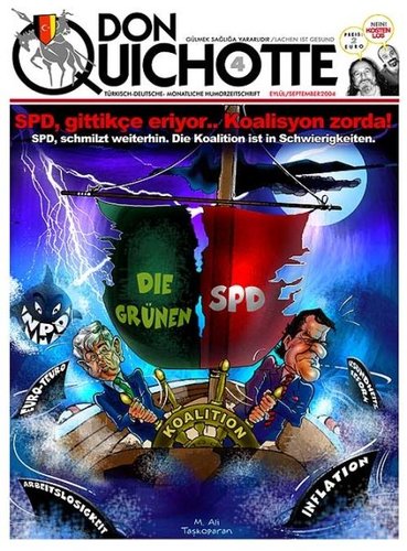 Cartoon: SPD und die Gruenen (medium) by mali tagged gruenen,die,spd