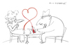 Cartoon: Lovewine (small) by Herme tagged wine,love