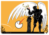 Cartoon: PacWine (small) by Herme tagged icarus,icaro,wine,pacman