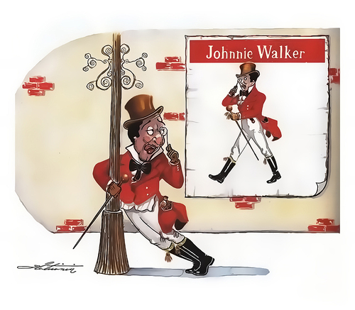 Cartoon: Johnnie WALKER? (medium) by zlaticanin tagged zlaticanin