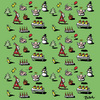 Cartoon: Weihnachtsmuster (small) by BiSch tagged muster weihnachten gans drei könige geschenk weihnachtsmann schneemann grün tannenbaum engel festmahl christmas santa claus angel
