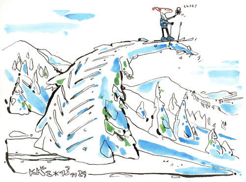 Cartoon: Winter Olympic. Alpine skiing (medium) by Kestutis tagged sochi,2014,lithuania,kestutis,communication,photography,nature,tree,snow,mountain,skiing,alps,olympic,sports,winter