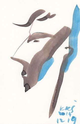 Cartoon: Sketch portrait (medium) by Kestutis tagged sketch,postcard,man,portrait,kestutis,lithuania