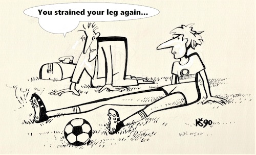 Cartoon: Trauma (medium) by Kestutis tagged trauma,football,soccer,kestutis,lithuania