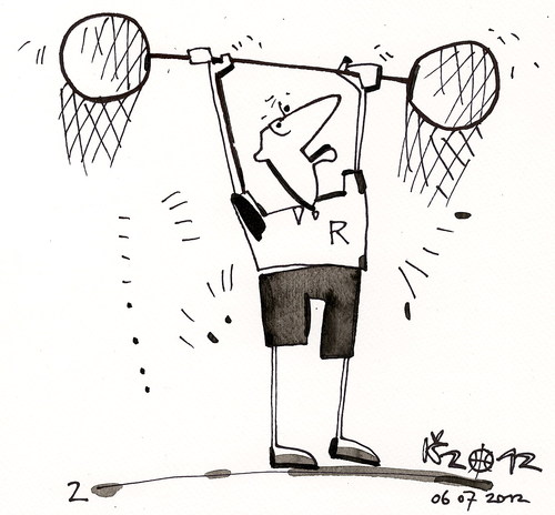 Cartoon: BASKETBALL REFEREE SPORT (medium) by Kestutis tagged basketball,referee,sport,london,2012,olympics