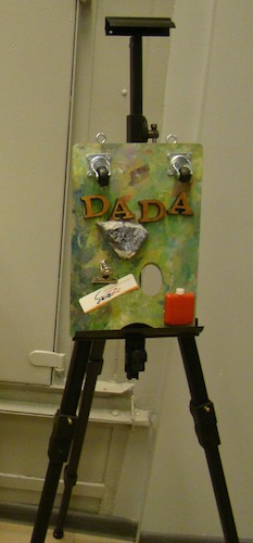 Cartoon: DADA exhibition Poster (medium) by Kestutis tagged dada,art,kunst,kestutis,lithuania,vilnius
