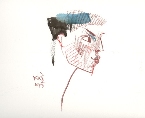 Cartoon: DADA Sketch. Model (medium) by Kestutis tagged kunst,art,lithuania,kestutis,sketch,dada