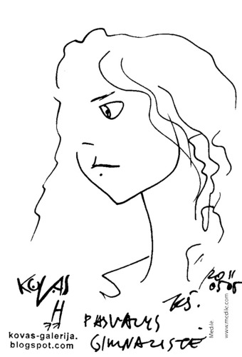 Cartoon: Observed Faces. Sketch (medium) by Kestutis tagged portraits,art,lithuania,siaulytis,kestutis,sketch,skizze,faces