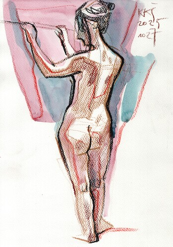 Cartoon: Quick drawings 4 (medium) by Kestutis tagged quick,drawing,nude,art,kunst,sketch,kestutis,lithuania