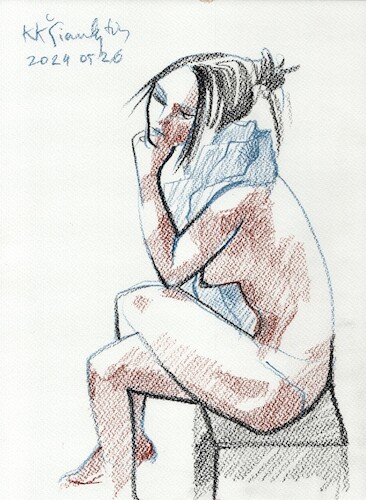 Cartoon: We draw a human figure (medium) by Kestutis tagged sketch,figure,human,drawing,art,kunst,kestutis,lithuania