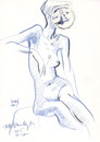 Cartoon: Another profile (small) by Kestutis tagged sketch,kestutis,lithuania,another,profile,art,kunst