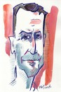 Cartoon: Artist Albertas Vaidila (small) by Kestutis tagged artist,kestutis,lithuania,sketch