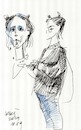 Cartoon: Artists plus models 8 (small) by Kestutis tagged model,sketch,art,kunst,kestutis,lithuania