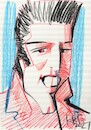 Cartoon: Elvis Presley 2 (small) by Kestutis tagged elvis,presley,sketch,kestutis,lithuania,rock,and,roll,music,singer