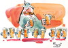 Cartoon: Festive norm (small) by Kestutis tagged oktoberfest,beer,bier,kestutis,lithuania