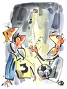 Cartoon: Football in autumn (small) by Kestutis tagged soccer autumn strip comic football fußball fussball herbst kestutis siaulytis lithuania adventure sport referee