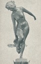 Cartoon: Frauenschuh. Cypripedium (small) by Kestutis tagged dada postcard comic kestutis lithuania nature man woman art kunst natur
