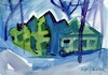 Cartoon: Frozen house (small) by Kestutis tagged etude,winter,cold,frost,kestutis,lithuania