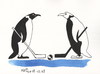 Cartoon: Game (small) by Kestutis tagged winter,sports,olympic,sochi,2014,ice,animal,nature,games,hockey,penguin,philosophy,kestutis,lithuania