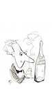 Cartoon: Grapa aromatica (small) by Kestutis tagged grapa,alcohol,smell,grape,italy,kestutis,lithuania,holiday