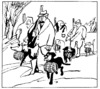 Cartoon: HUNTING. JAGD (small) by Kestutis tagged hunting,jagd,winter,dog,hund,hunter,kestutis,lithuania,adventure,sluota