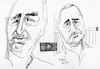 Cartoon: Feygin speaks and listens (small) by Kestutis tagged youtube,sketch,russia,ukraine,war,postcard,kestutis,lithuania