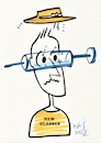Cartoon: New Australian glasses (small) by Kestutis tagged australia,glasses,sports,kestutis,lithuania,djakovic,vaccine,omikron,pandemie,corona