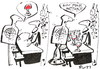 Cartoon: NOW MUCH BETTER! (small) by Kestutis tagged now,much,better,bar,tasse,becher,cup,glass,happening
