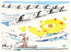 Cartoon: Olympic Winter has come (small) by Kestutis tagged olympic winter has come penguins sports nature bird snow sochi 2014 kestutis lithuania skiing sun
