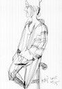 Cartoon: Painters Posers and Pencils 6 (small) by Kestutis tagged sketch,painter,art,kunst,pencil,kestutis,lithuania