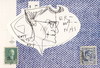 Cartoon: Portrait G (small) by Kestutis tagged dada,postcard,sketch,kestutis,lithuania,portrait