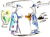 Cartoon: QUESTION (small) by Kestutis tagged atmosphere,approach,question,nature,experience,industry