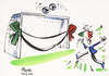 Cartoon: RENDEZVOUS (small) by Kestutis tagged rendezvous,italy,flag,football,fussball,fans,sports,euro,2012,soccer,fußball