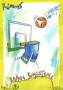 Cartoon: Rio. Beach basketball (small) by Kestutis tagged beach basketball olympics 2016 sports rio brazil games kestutis lithuania