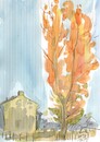 Cartoon: Sketch art. Autumn plein airs 1 (small) by Kestutis tagged sketch,art,kunst,autumn,plein,airs,kestutis,lithuania