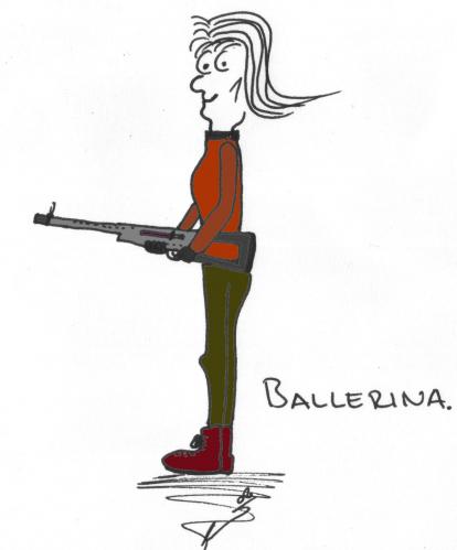 Cartoon: Ballerina (medium) by al_sub tagged ballerina,wordspiel