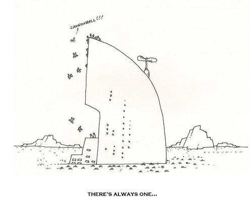 Cartoon: disasters and stuff (medium) by ouzounian tagged diving,disasters,boats