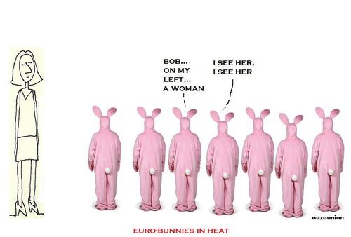 Cartoon: ouzounian (medium) by ouzounian tagged bunnies