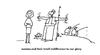 Cartoon: fishing and stuff (small) by ouzounian tagged men,women,sports,fishing,bragging