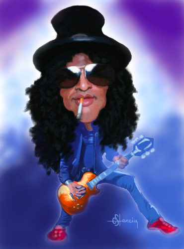 Cartoon: Slash (medium) by cristianst tagged caricature