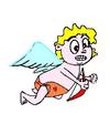 Cartoon: angel (small) by musa gültekin tagged an gel melek
