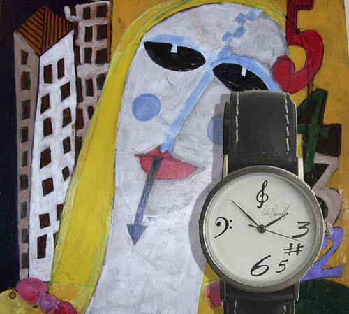 Cartoon: face clck (medium) by leo caraffa tagged clocks