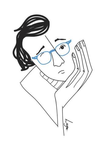 Cartoon: Woody Allen (medium) by luyse tagged woody