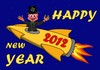 Cartoon: Happy New Year (small) by RiwiToons tagged schwein,rakete,neujahrsgruss,2012,glücksklee,marienkäfer,feuer,schornsteinfeger