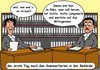 Cartoon: Reflexionen vom Urlaub (small) by RiwiToons tagged behörde,beamter,urlaub,langeweile,behördenalltag,mitrbeiter,streß,essenszeiten,pausenzeiten,arbeitspensum