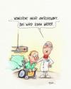 Cartoon: das wird schon.. (small) by ms rainer tagged rolli behindert arzt amputation krankenhaus